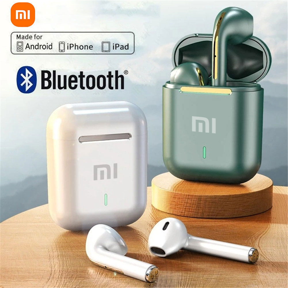 Xiaomi J18 Kablosuz Kulaklık Bluetooth Kulaklık 9D Gürültü Azaltma Oyun Kulaklığı Mikrofonlu TWS kulak tomurcukları eller serbest kulaklıklar