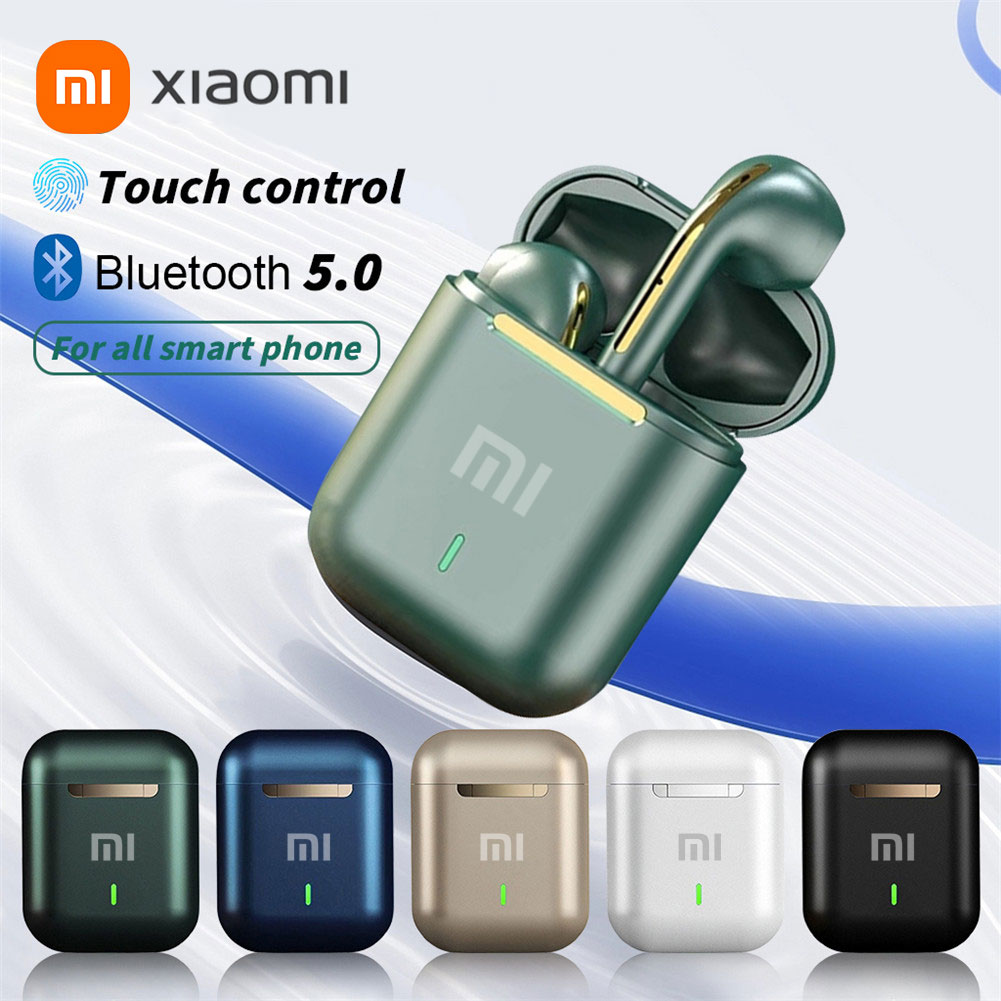 Xiaomi J18 Gerçek Kablosuz Kulaklık Gürültü Engelleme Kulaklıklı Micr TWS ile HIFI Stereo Oyunu Su geçirmez Kulaklık