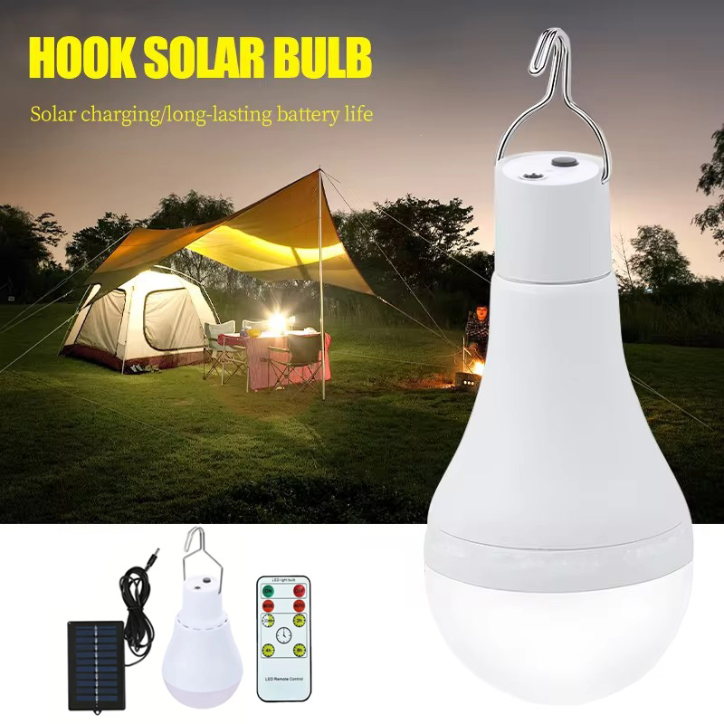 Güneş ışıkları su geçirmez usb yüklü asılı acil durum güneş ışığı güçlü lambalar açık kapalı ev led güneş lambası ampul ışıkları