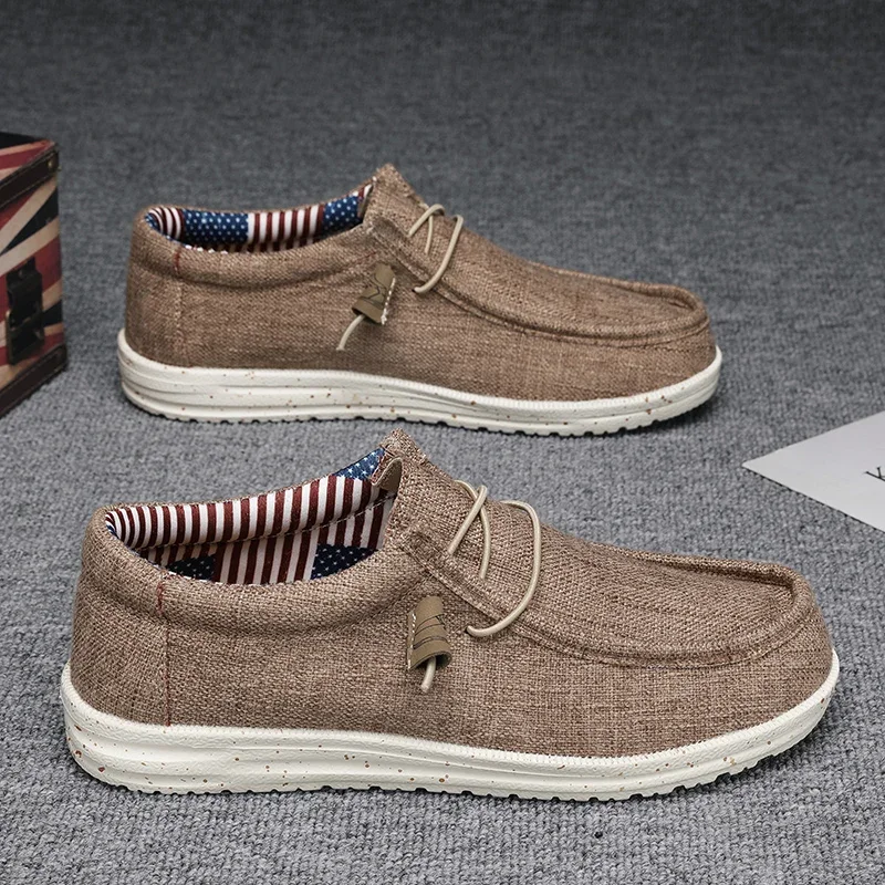 Erkekler Mesh Loafers Sonbahar Erkekler Vulkanize Ayakkabı Nefes Alabilir Hafif Yürüyüş Açık Hava Spor Ayakkabıları Zapato Abierto Scarpa Aperta