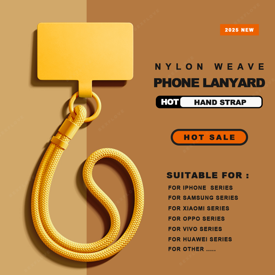 Outdoor Sports Anti-Lost Bracelet Mobile Phone Charms Universal Case Lanyard Wrist Strap Handwoven Hanging Card Cord Charm