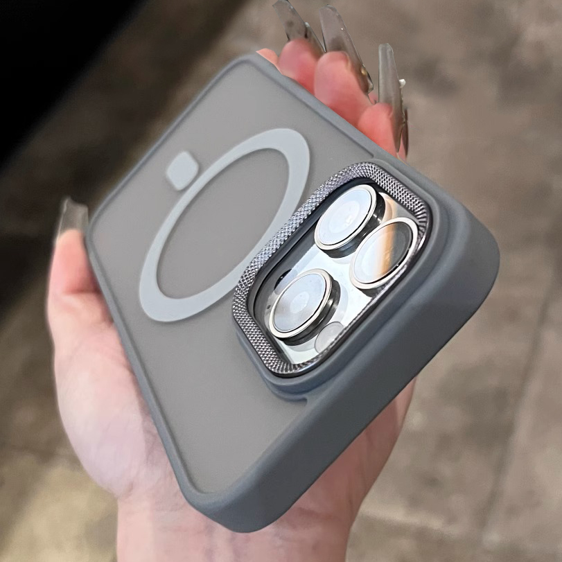 Luxury Matte Magnetic Phone Case For iPhone 15 14 16 Plus 11 12 13 16 Pro Max Magsafe Wireless Charge Protector Hard Cover